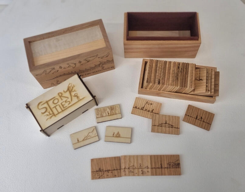 Finished story tiles sets