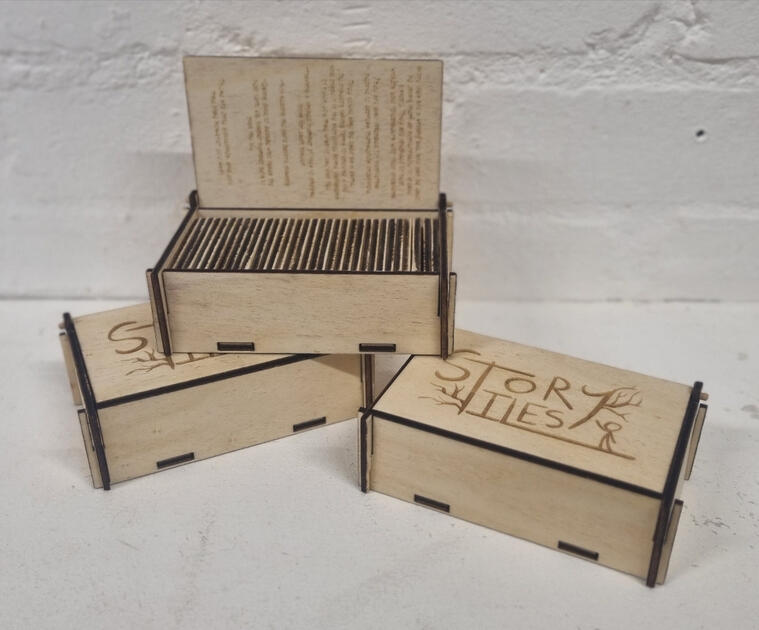 Finished ply story tiles sets